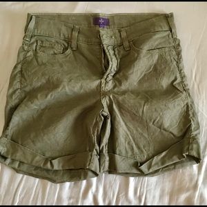 NYDJ rolled cuff shorts